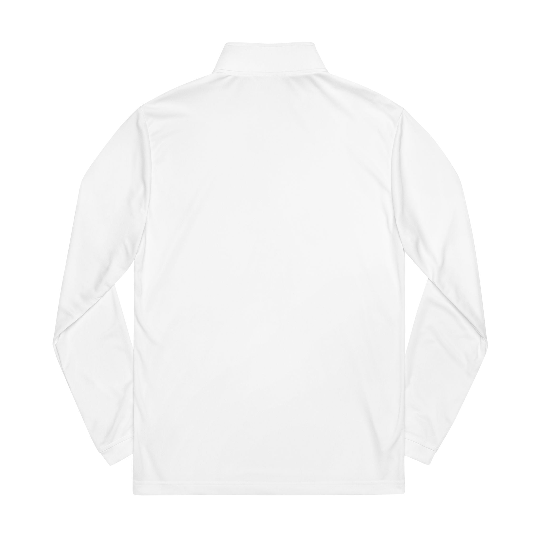 Embroidered Quarter-Zip Pullover — "Be true to yourself"