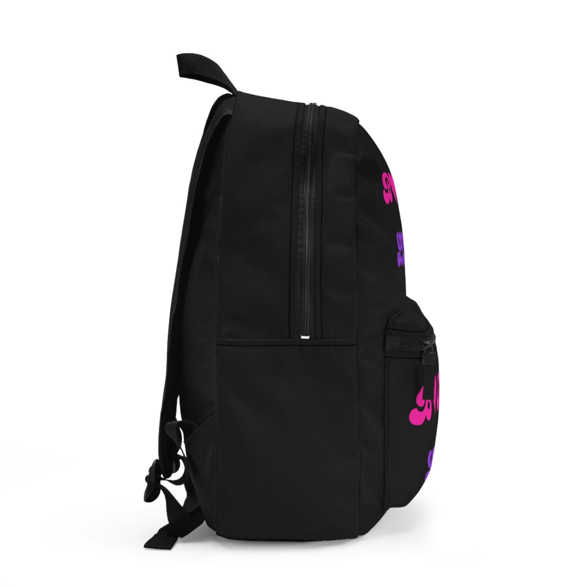 Boss Ya Life Up Backpack — Bold Purple Motivational School & Everyday Bag