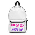 Boss Ya Life Up Backpack — Bold Purple Motivational School & Everyday Bag