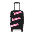 Barbiee Pink Logo Carry-On Suitcase – Retro Neon Travel Luggage