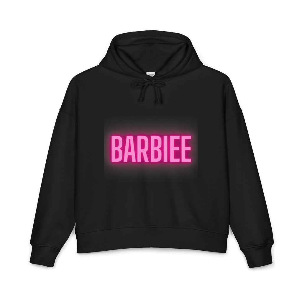 Barbiee Pink Neon Hoodie — "The Digital Goat" Graphic Women's Organic Hoodie