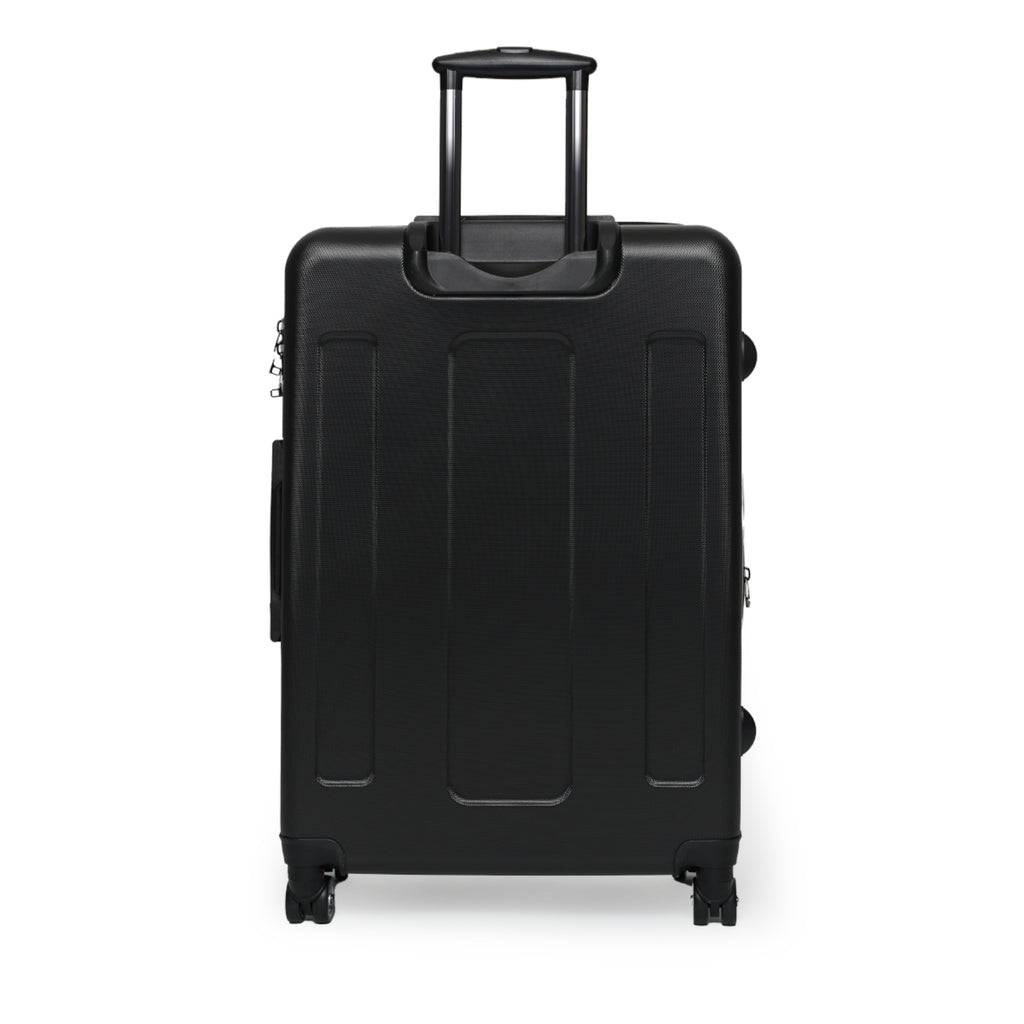 Barbiee Pink Logo Carry-On Suitcase – Retro Neon Travel Luggage