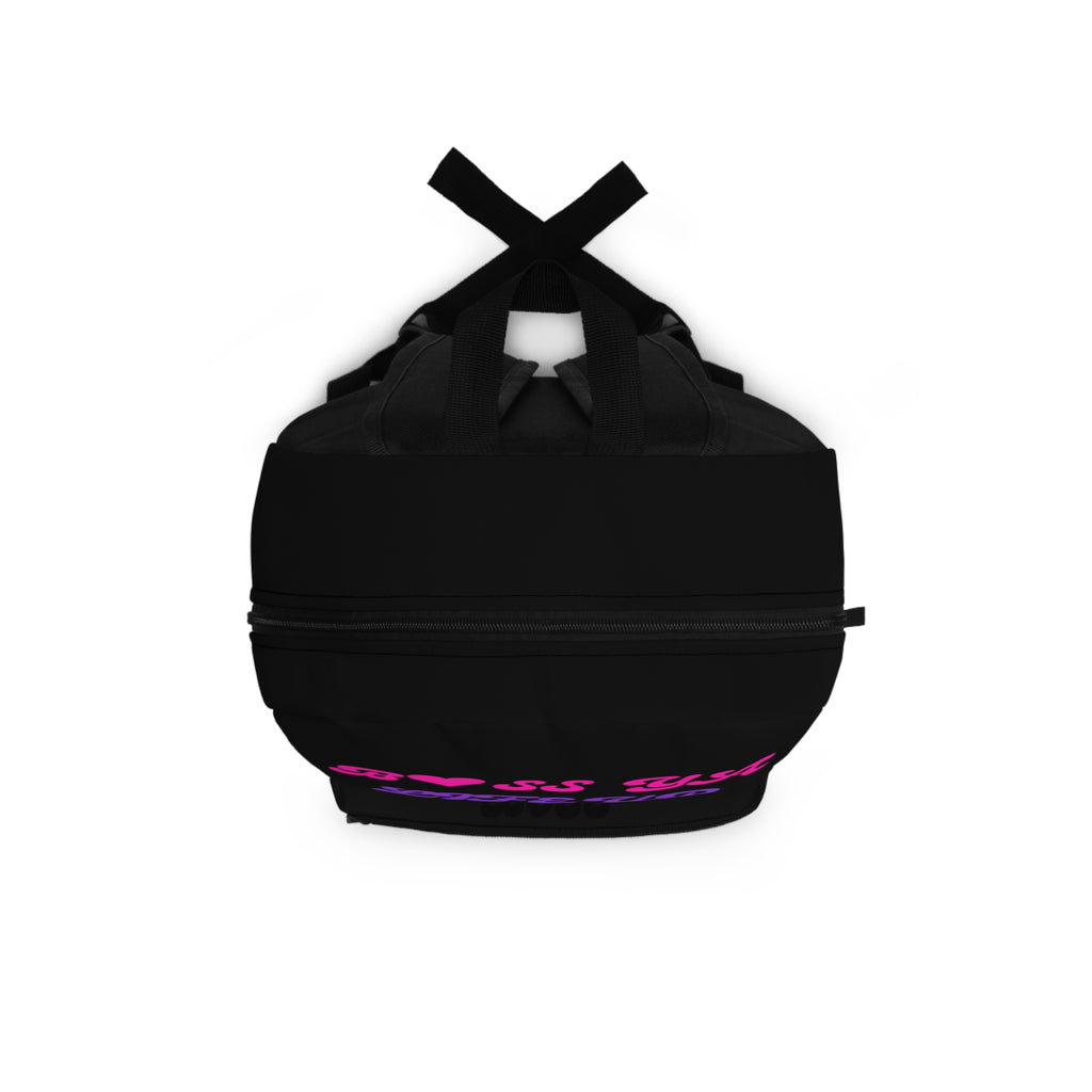 Boss Ya Life Up Backpack — Bold Purple Motivational School & Everyday Bag