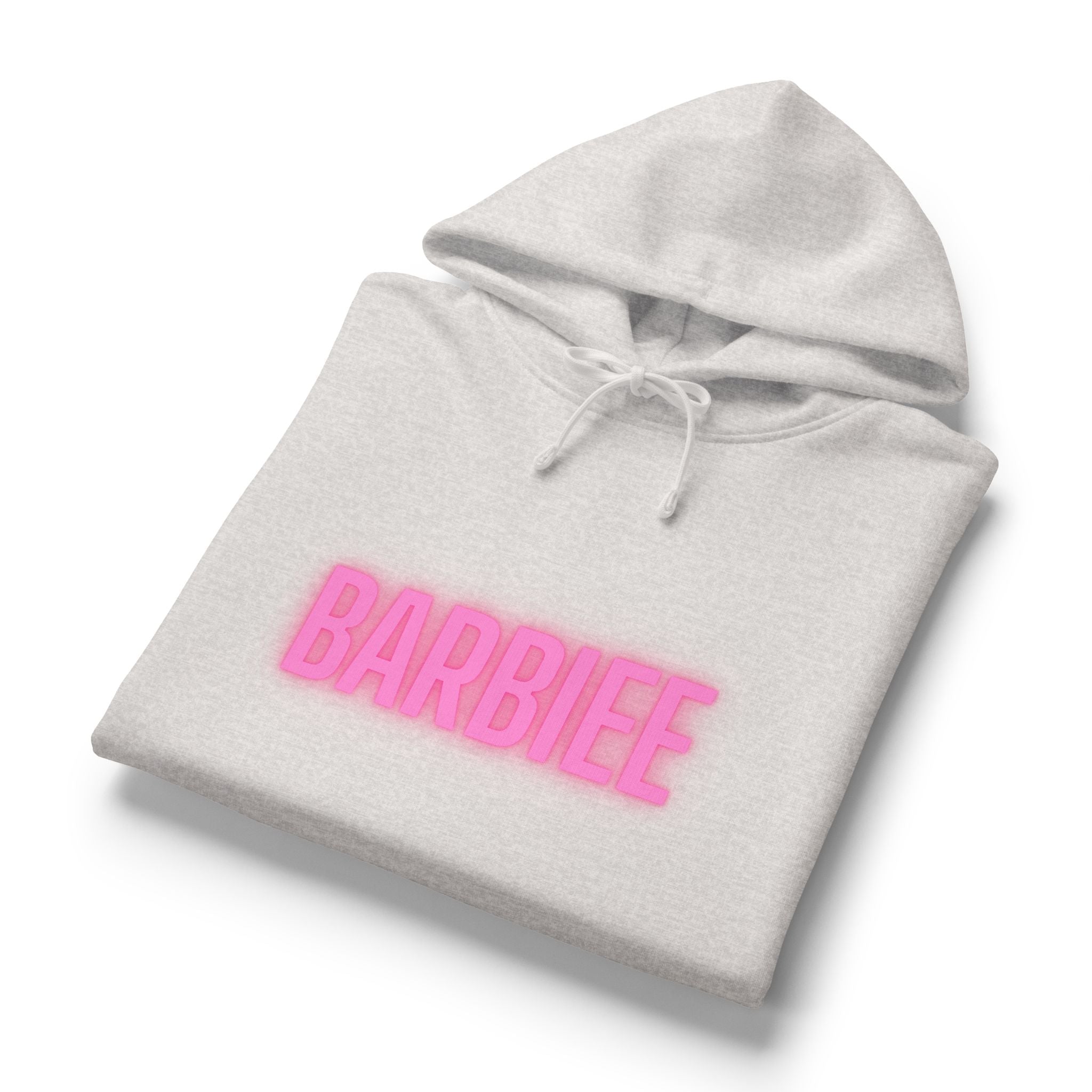 Barbiee Pink Neon Hoodie — "The Digital Goat" Graphic Women's Organic Hoodie