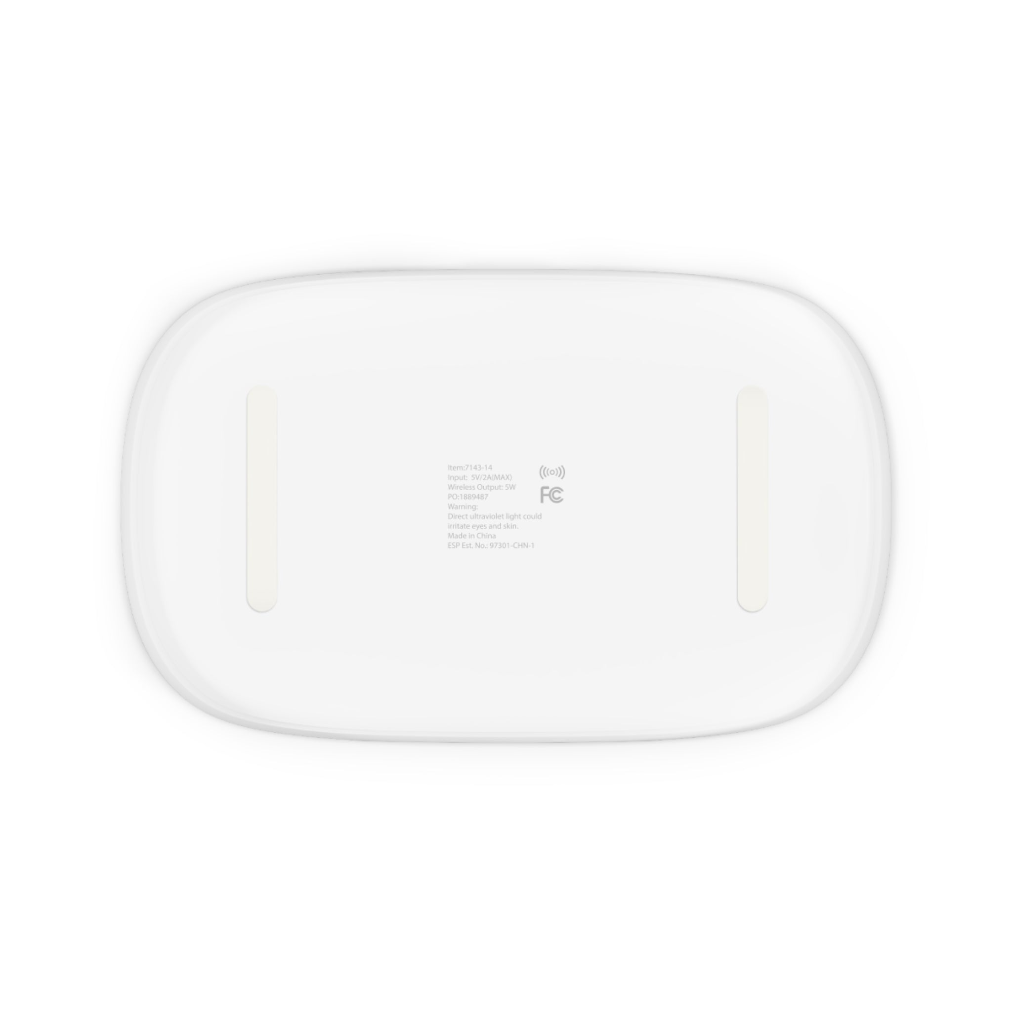 Boss Ya Life Up UV Sanitizer Wireless Charging Pad — 'Love You, Love Up' Pink Design